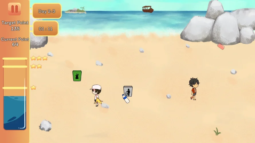 ‘Seashore Pick ‘Em Up!’ Review: Trashy Beaches